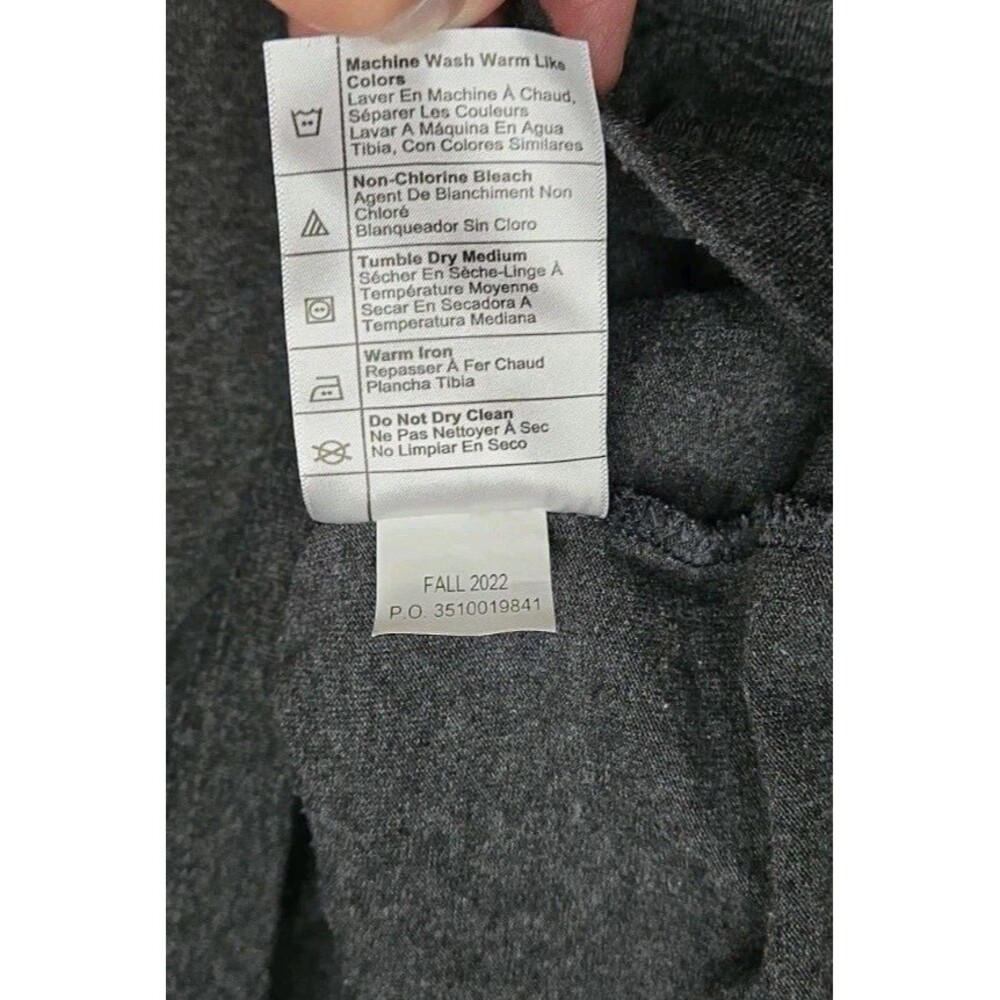 Carhartt Loose Fit K128, Sz Large Heavyweight Long-Sleeve Pocket Henley Gray - Picture 9 of 9